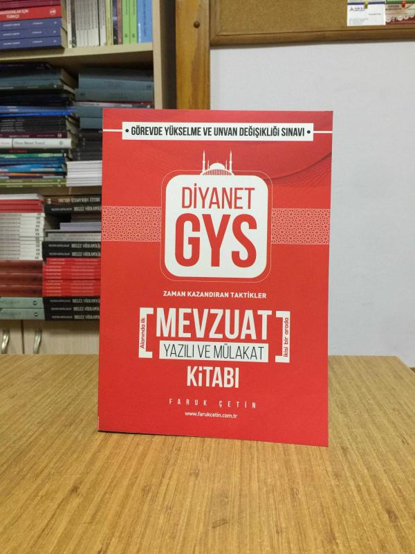 Diyanet GYS Mevzuat Yazılı ve Mülakat Kitabı (Yeni Baskı)